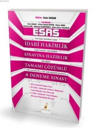 Esas İdari Hakimlik Sınavına Hazırlık Tamamı Çözümlü 4 Deneme Sınavı  Frontansicht 1