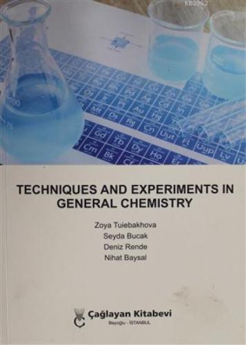 Techniques and Experiments in General Chemistry  Frontansicht 1