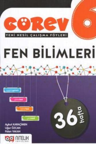 Nitelik Yayınları 6.Sınıf Görev Fen Bilimleri Soru Bankası  Frontansicht 1