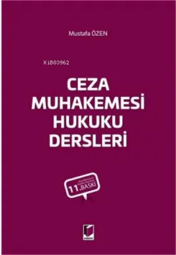 Ceza Muhakemesi Hukuku Dersleri  Frontansicht 1