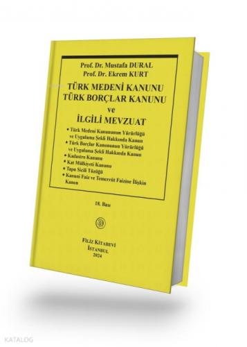 Türk Medeni Kanunu Türk Borçlar Kanunu ve İlgili Mevzuat  Frontansicht 1