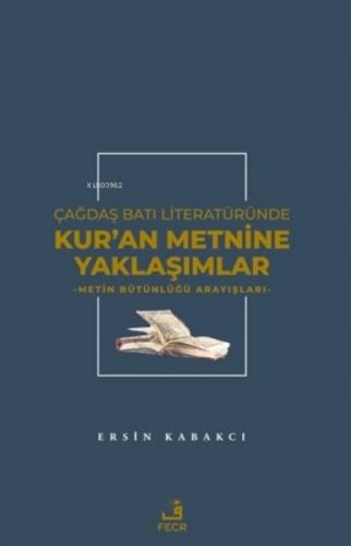 Çağdaş Batı Literatüründe Kur'an Metnine Yaklaşımlar  Frontansicht 1