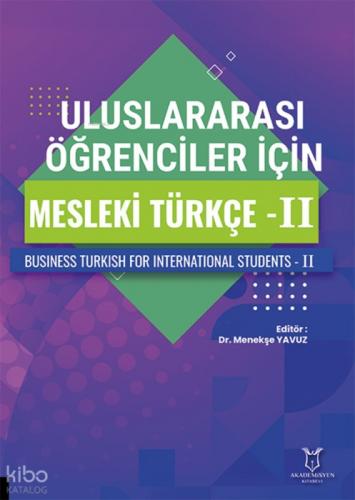 Uluslararası Öğrenciler için Mesleki Türkçe - II  Frontansicht 1