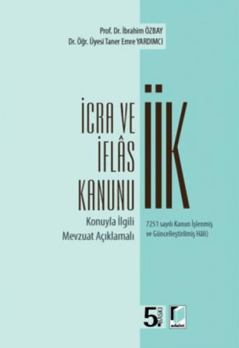 İcra ve İflas Kanunu  Frontansicht 1