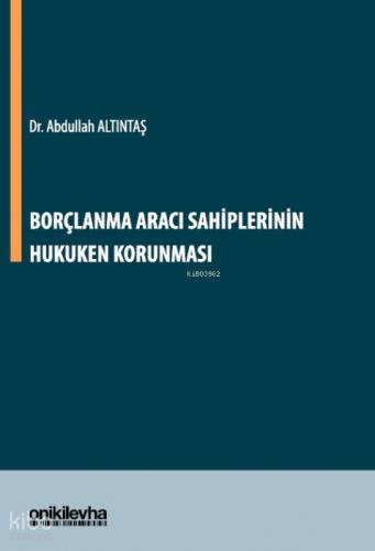 Borçlanma Aracı Sahiplerinin Hukuken Korunması  Frontansicht 1