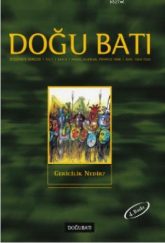 Doğu Batı Düşünce Dergisi Sayı:3 - Gericilik Nedir?  Frontansicht 1
