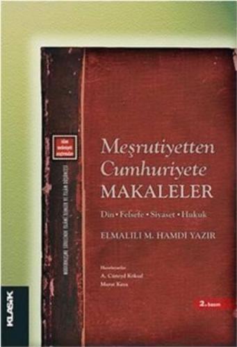 Meşrutiyetten Cumhuriyete Makaleler  Frontansicht 1