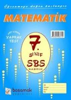 7. Sınıf Matematik Yaprak Test Kitapçığı  Frontansicht 1
