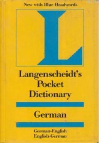 Langenscheidt's Pocket Dictionary German  Frontansicht 1
