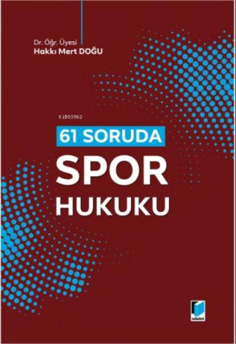 61 Soruda Spor Hukuku  Frontansicht 1