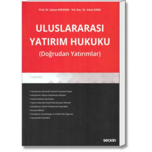 Uluslararası Yatırım Hukuku  Frontansicht 1