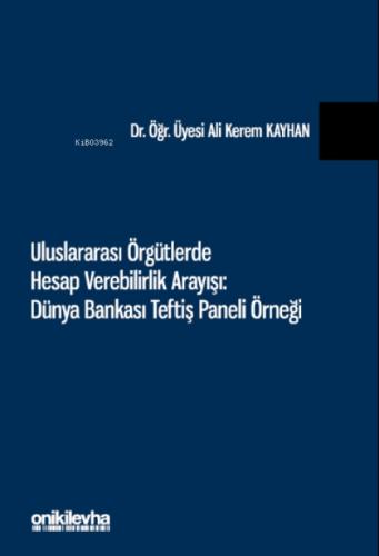 Uluslararası Örgütlerde Hesap Verebilirlik Arayışı:;Dünya Bankası Teftiş Paneli Örneği  Frontansicht 1
