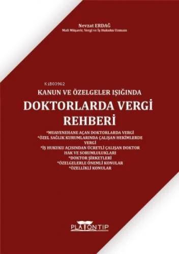 Kanun ve Özelgeler Işığında Doktorlarda Vergi Rehberi  Frontansicht 1