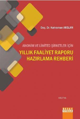 Anonim ve Limited Şirketler İçin Yıllık Faaliyet Raporu Hazırlama Rehberi  Frontansicht 1