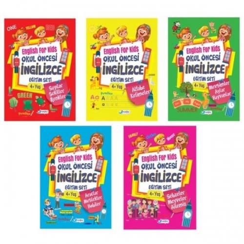 4-6 Yaş Okul Öncesi İngilizce Eğitim Seti (5 Kitap Takım)  Frontansicht 1