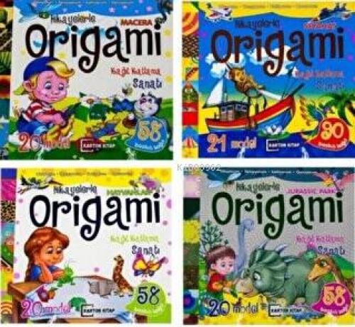 Origami Çocuklar İçin 4 Kitap Takım  Frontansicht 1