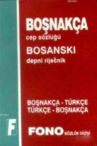Boşnakça-Türkçe - Türkçe-Boşnakça Cep Sözlüğü  Frontansicht 1