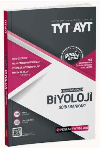 2022 Üniversite Sınavlarına Hazırlık TYT-AYT Tamamı Çözümlü Biyoloji Soru Bankası  Frontansicht 1