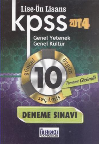 Kpss Lise Önlisans Çözümlü 10 Fasikül Deneme Sınavı 2014  Frontansicht 1