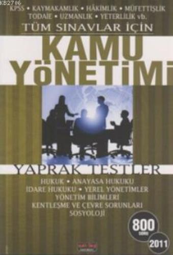 Tüm Sınavlar İçin Kamu Yönetimi Yaprak Testler 2011 (800 Soru)  Frontansicht 1