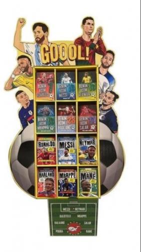 Futbolcu Kitapları ve Rafı  Frontansicht 1
