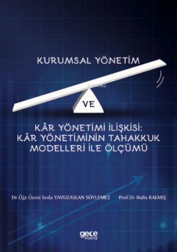 Kurumsal Yönetim Ve Kâr Yönetimi İlişkisi : Kar Yönetiminin Tahakkuk Modelleri İle Ölçümü  Frontansicht 1