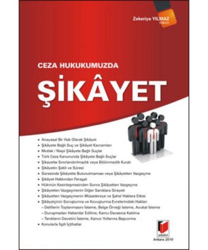 Ceza Hukukumuzda Şikayet  Frontansicht 1