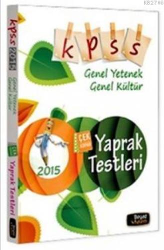 2015 KPSS Genel Yetenek - Genel Kültür Çek Kopar Yaprak Test  Frontansicht 1