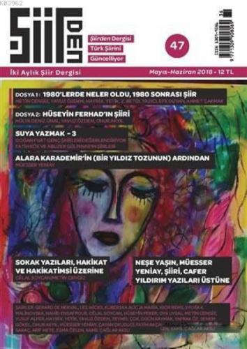 Şiirden İki Aylık Şiir Dergisi Sayı: 47 Mayıs - Haziran 2018  Frontansicht 1