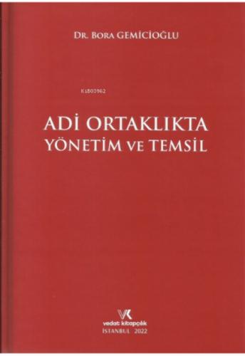 Adi Ortaklıkta Yönetim ve Temsil  Frontansicht 1