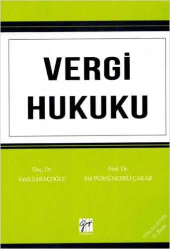 Vergi Hukuku  Frontansicht 1