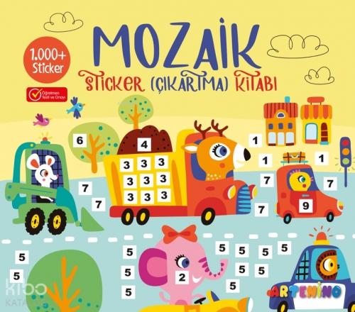 Mozaik Sticker (1.000+ Çıkartma) Kitabı-Sarı  Frontansicht 1