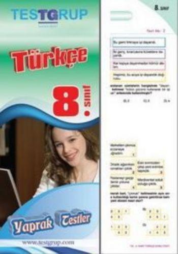 8. Sınıf| Türkçe; Yaprak Test  Frontansicht 1