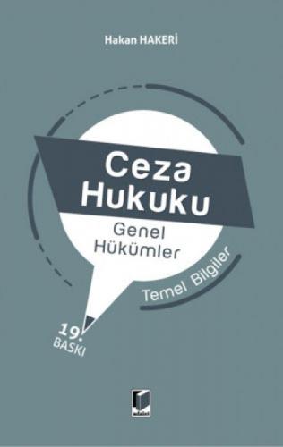 Ceza Hukuku Genel Hükümler Temel Bilgiler  Frontansicht 1