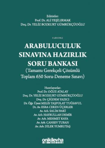Arabuluculuk Sınavına Hazırlık Soru Bankası ;(Tamamı Gerekçeli Çözümlü Toplam 650 Soru-Deneme Sınavı)  Frontansicht 1