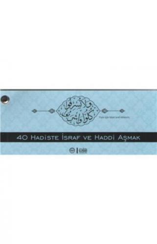 40 Hadiste İsraf ve Haddi Aþmak  Frontansicht 1