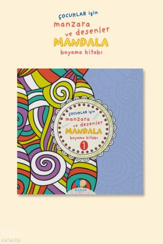 Çocuklar için Manzara ve Desenler Mandala Kitabı 1  Frontansicht 1