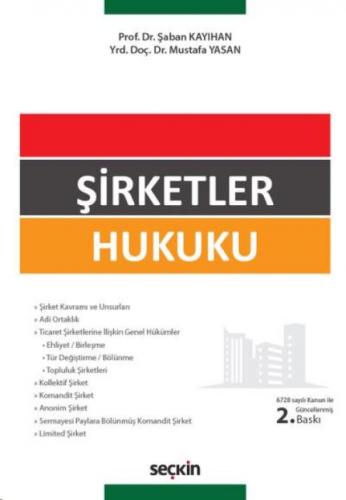 Şirketler Hukuku  Frontansicht 1
