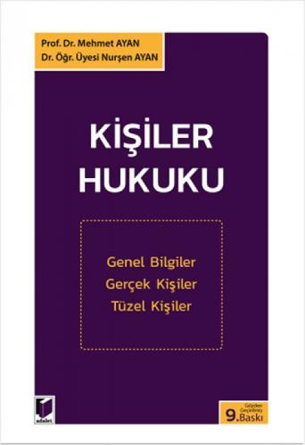 Kişiler Hukuku  Frontansicht 1