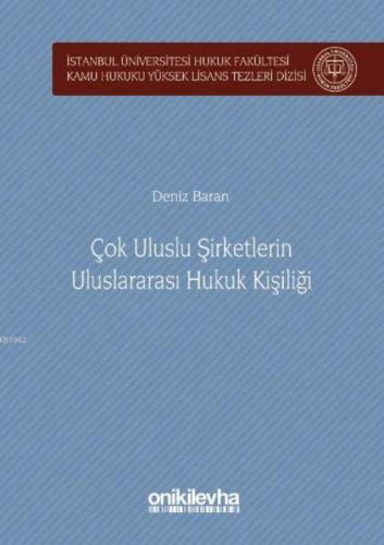 Çok Uluslu Şirketlerin Uluslararası Hukuk Kişiliği  Frontansicht 1