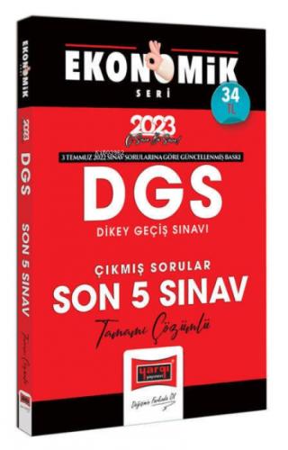 2023 DGS Ekonomik Seri Tamamı Çözümlü Son 5 Yıl Çıkmış Sınav Soruları  Frontansicht 1