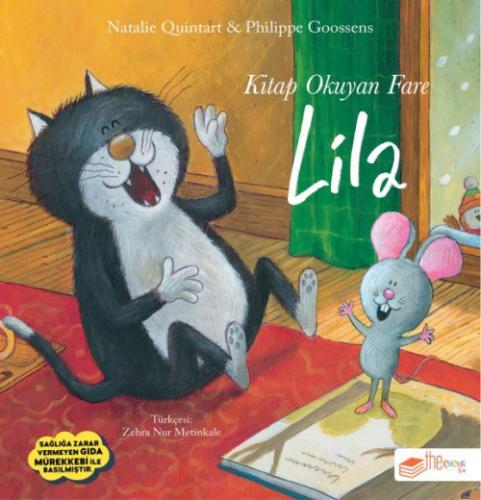 Kitap Okuyan Fare Lila  Frontansicht 1