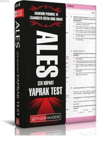 2019 ALES Çek Kopar Yaprak Test  Frontansicht 1