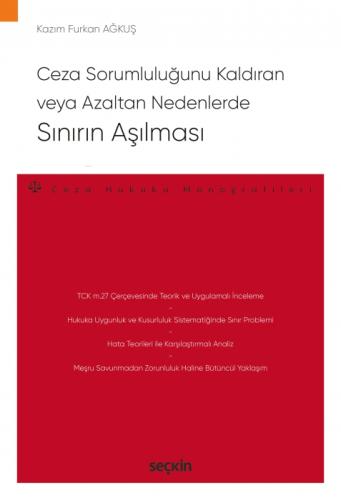 Ceza Sorumluluğunu Kaldıran veya Azaltan Nedenlerde Sınırın Aşılması  Frontansicht 1