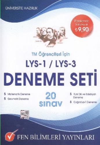 Fen TM Öğrencileri İçin LYS 1 LYS 3 Deneme Seti 20 Sınav  Frontansicht 1