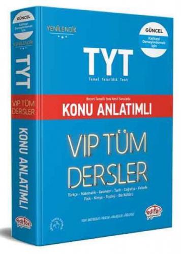 TYT VIP Tüm Dersler Konu Anlatımlı  Frontansicht 1