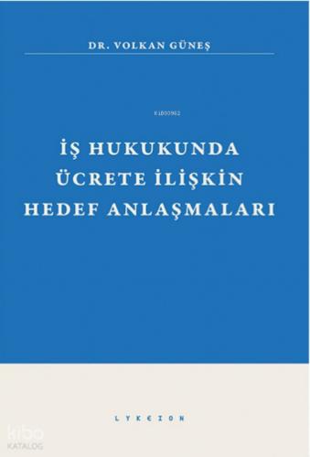 İş Hukukunda Ücrete İlişkin Hedef Anlaşmaları  Frontansicht 1