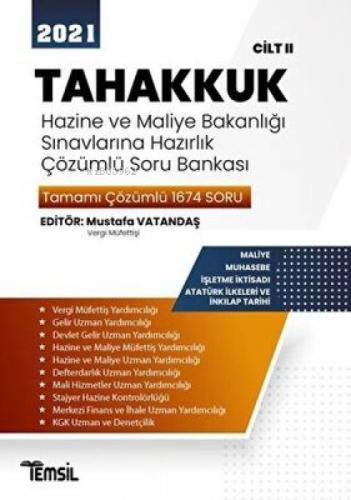 Tahakkuk Hazine ve Maliye Bakanlığı Sınavlarına Hazırlık CİLT II  Frontansicht 1