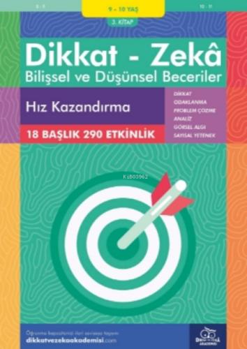 9-10 Yaş Dikkat - Zeka Bilişsel ve Düşünsel Beceriler 3. Kitap - Hız Kazandırma  Frontansicht 1