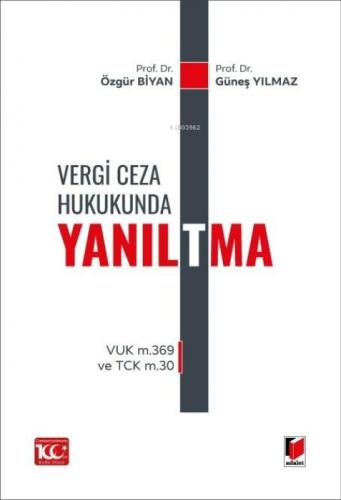 Vergi Ceza Hukukunda Yanıl(t)ma  Frontansicht 1